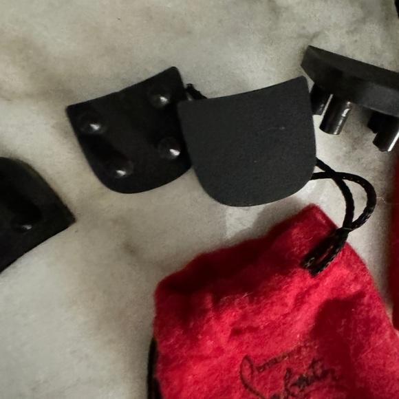 2 sets of Louboutin Boots Heel Caps - Picture 2 of 5